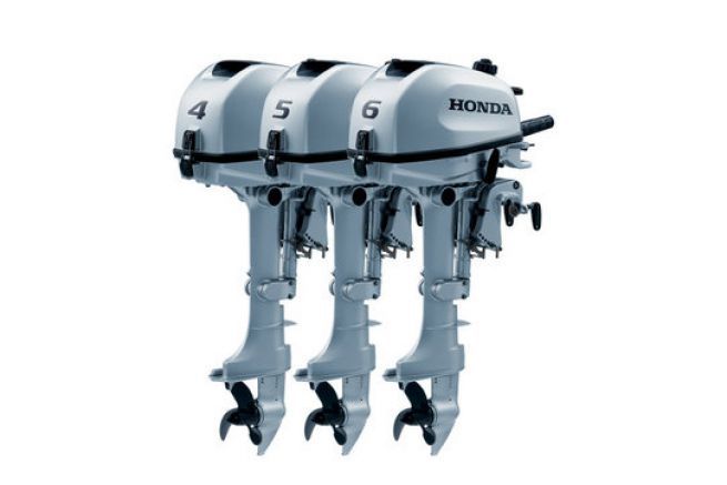 pala Espacioso Ocupar 3 nuevos motores fuera de borda para Honda Marine